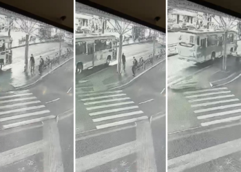 Homem morre após cair em terminal e ser atropelado por ônibus em Franca, SP; vídeo