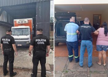 Polícia Civil prende casal após empresa denunciar prejuízo mensal de R$ 200 mil com desvio de carga de frios